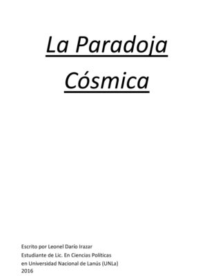 La paradoja cosmica (Libro virtual)